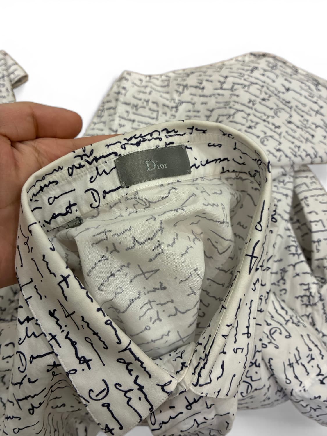 디올 옴므 스크립셔츠 fw15 상품이미지3