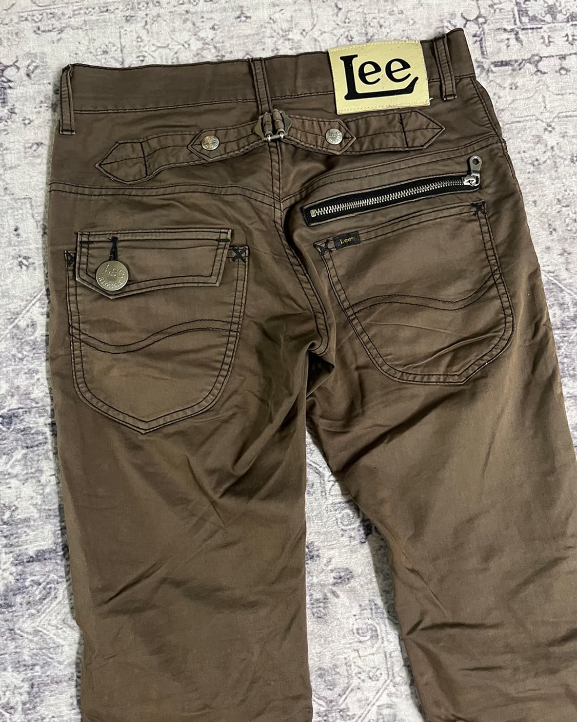 Lee Zip Detail Slim Coated Pants 상품이미지9