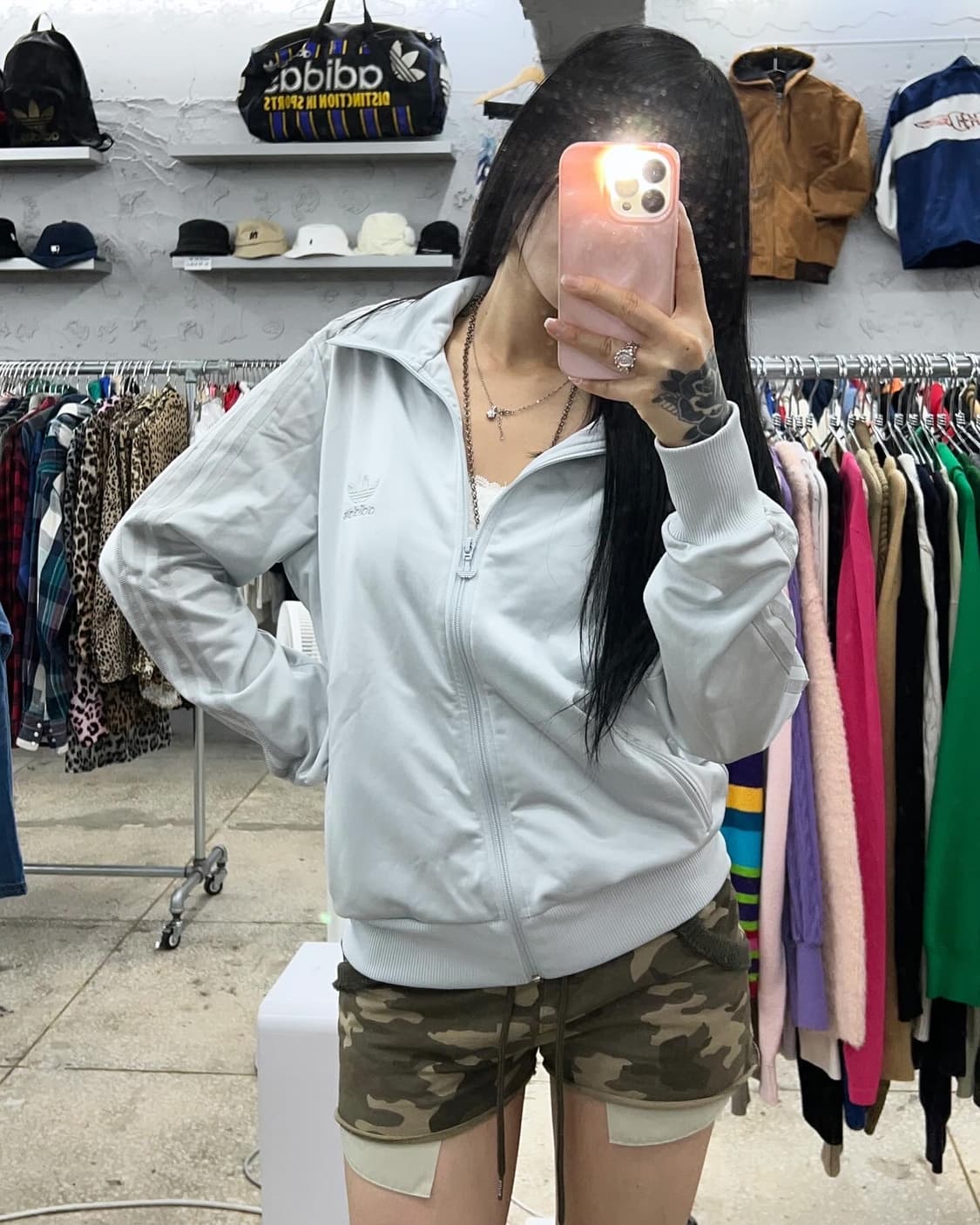 아디다스 스카이블루 실버 져지 상품이미지5