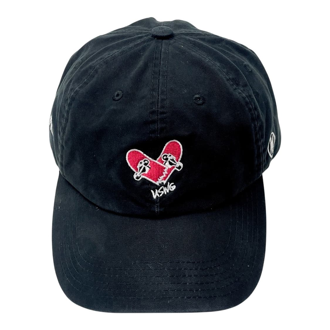 USWG 어반스웨거 하트 스케이트보드 야구 볼캡 모자 블랙 상품이미지2