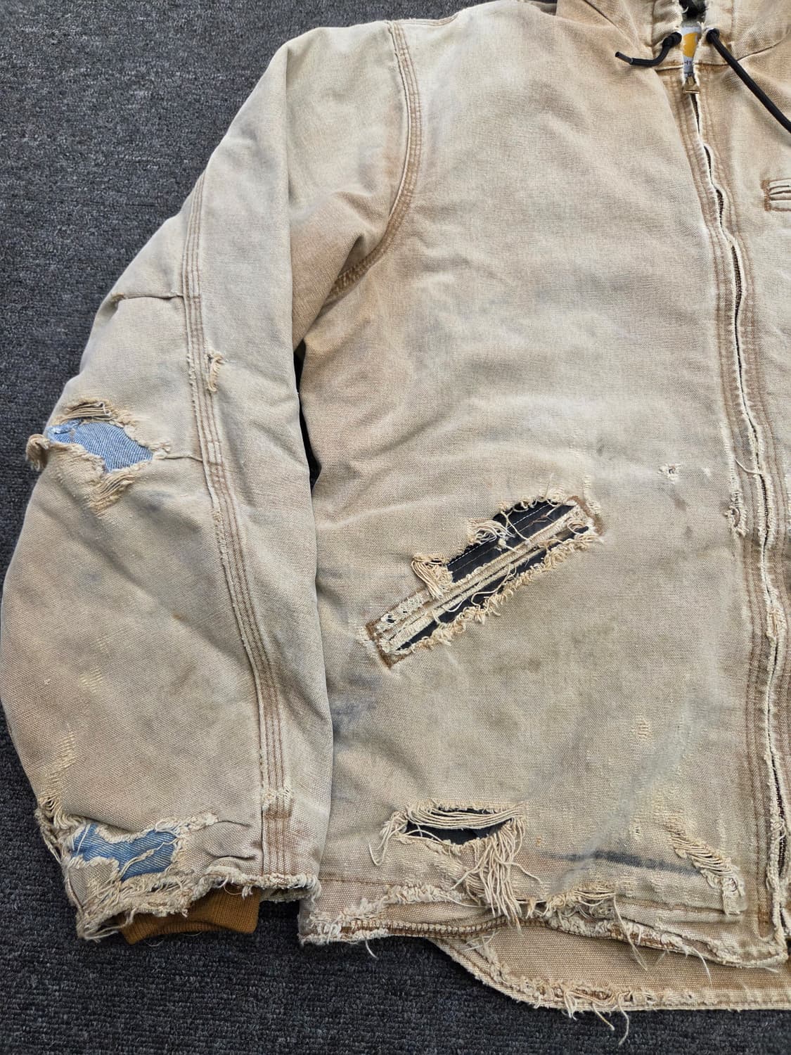 빈티지 칼하트 후드 워크자켓 상품이미지3