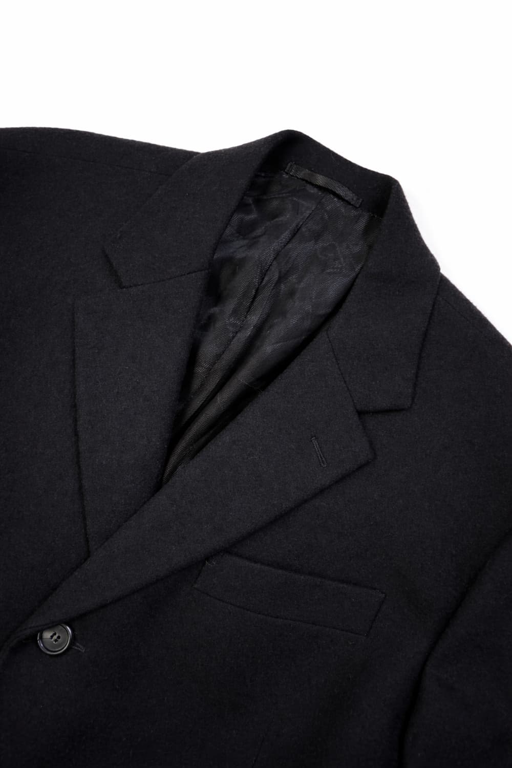 프라다 남성 울  코트 블랙 상품이미지4