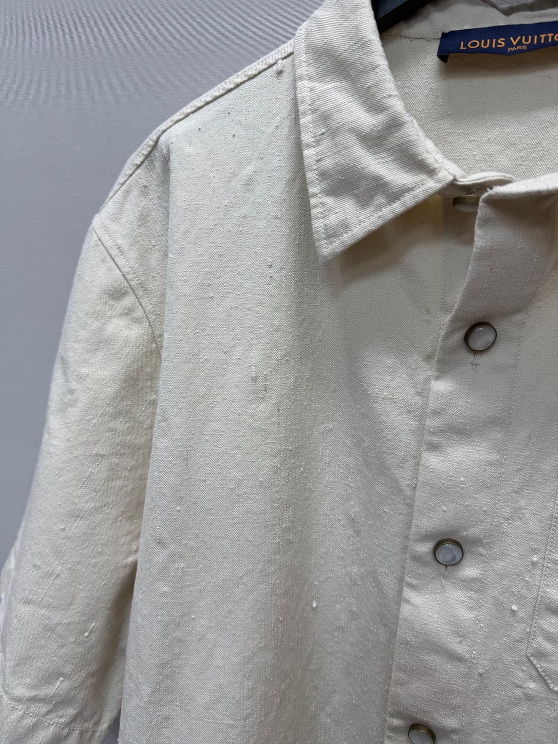 루이비통 실크 블렌드 쇼트 슬리브드 셔츠 ( 110 ) 상품이미지7