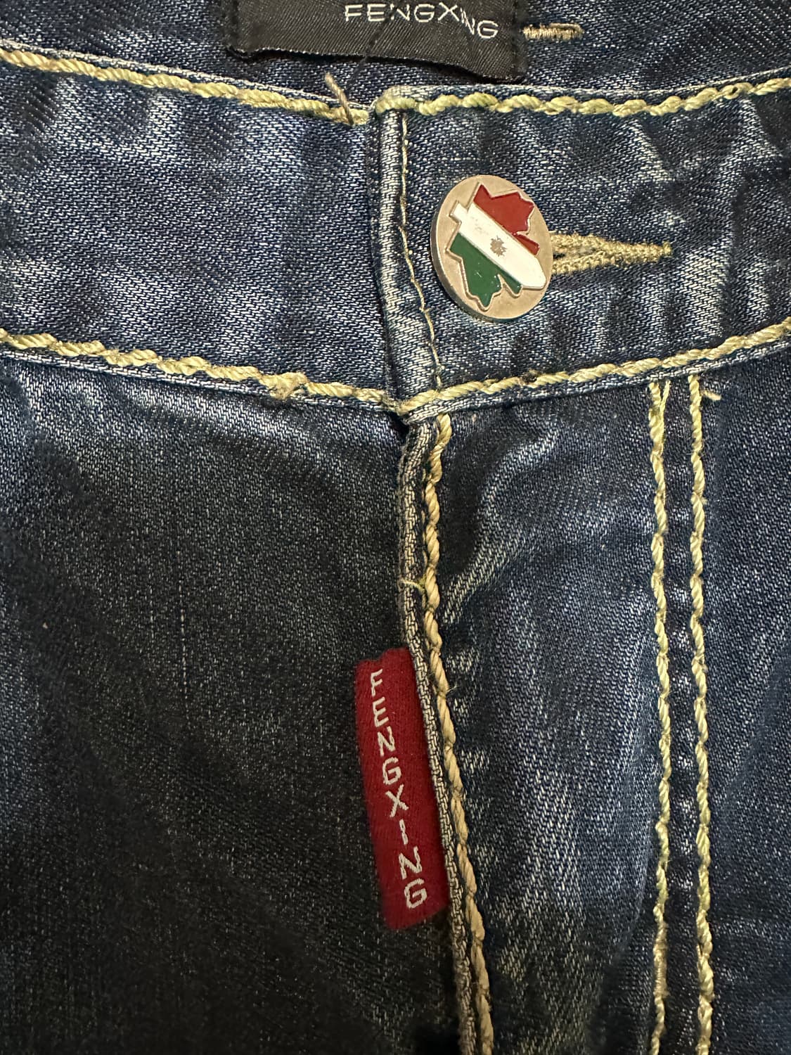 Japanese curve washed denim 상품이미지7