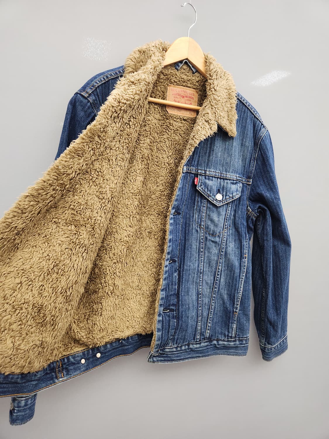리바이스 쉐르파 안감 퍼 타입쓰리 데님 자켓 청자켓 상품이미지9