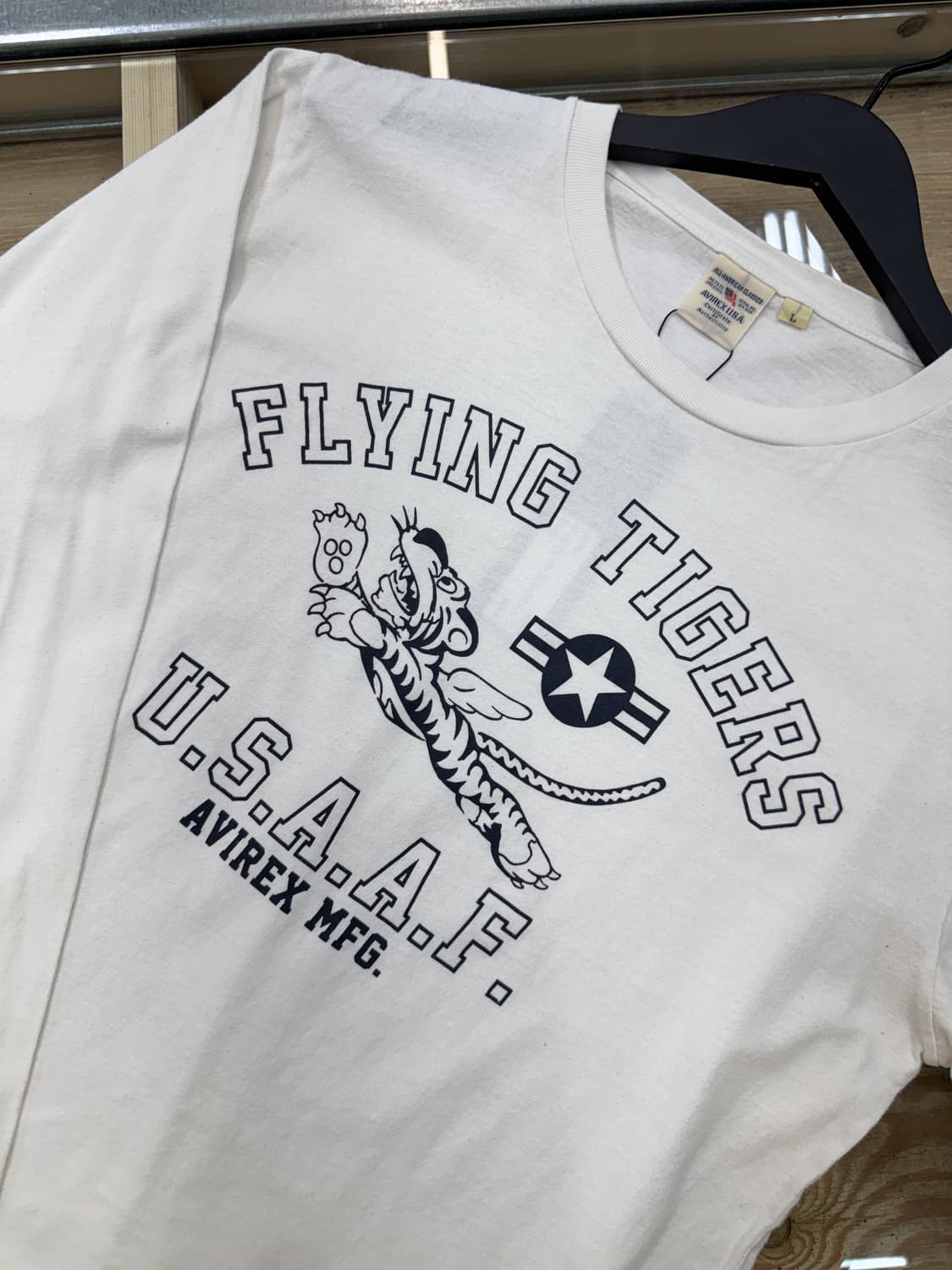 아비렉스 U.S.A.A.F 플라잉 타이거 롱슬리브 상품이미지4