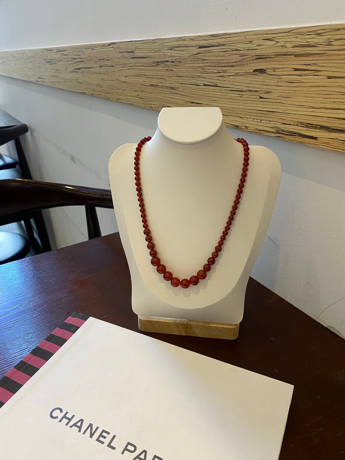 일본 수입 카넬리안 목걸이 상품이미지1