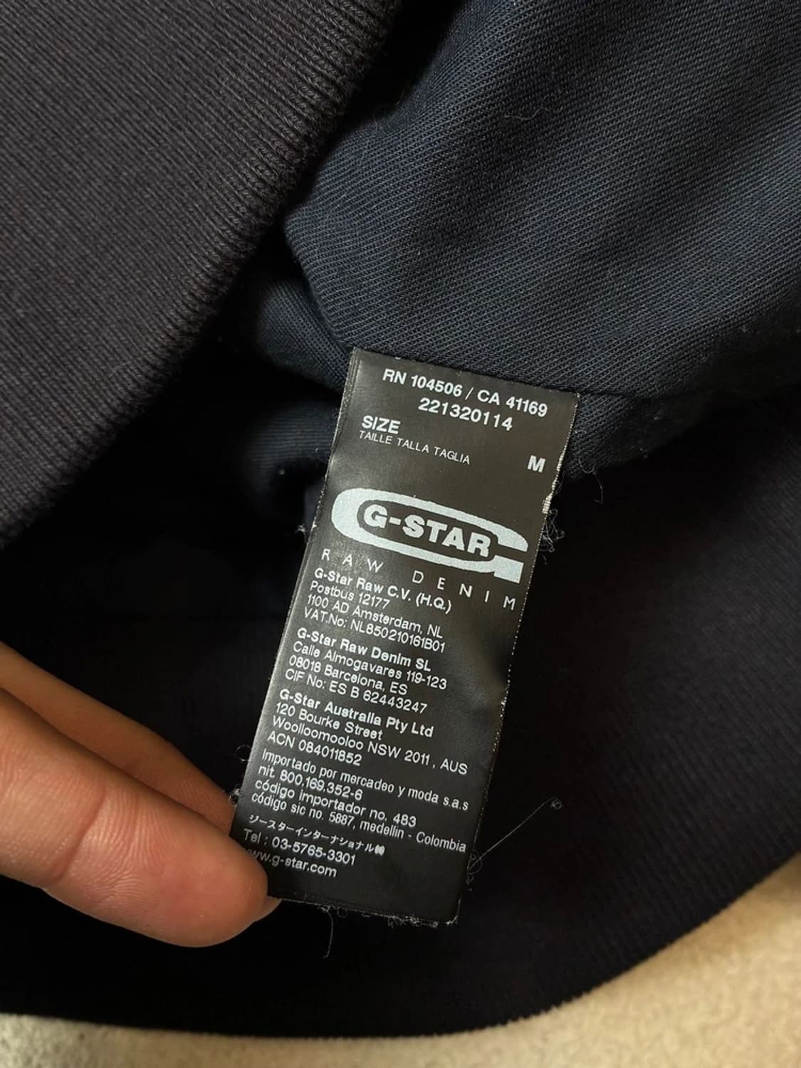 지스타로우 00's 피그먼트 블루종 자켓 PN7949 상품이미지7