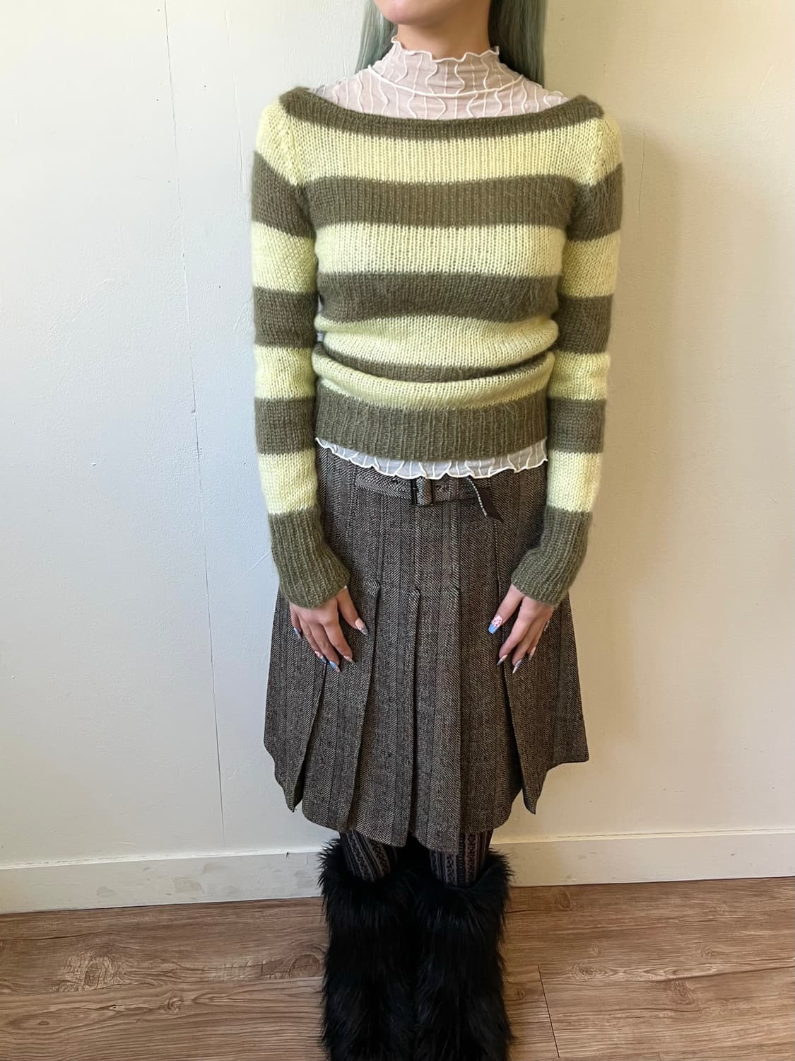 PROPORTlON 모헤어 스웨터 상품이미지5