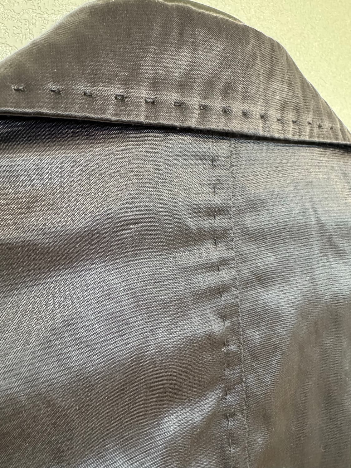 금속 [금속 혼방 자켓] 레노마 옴므 남성 블레이저 100 다크 바이올렛 상품이미지5