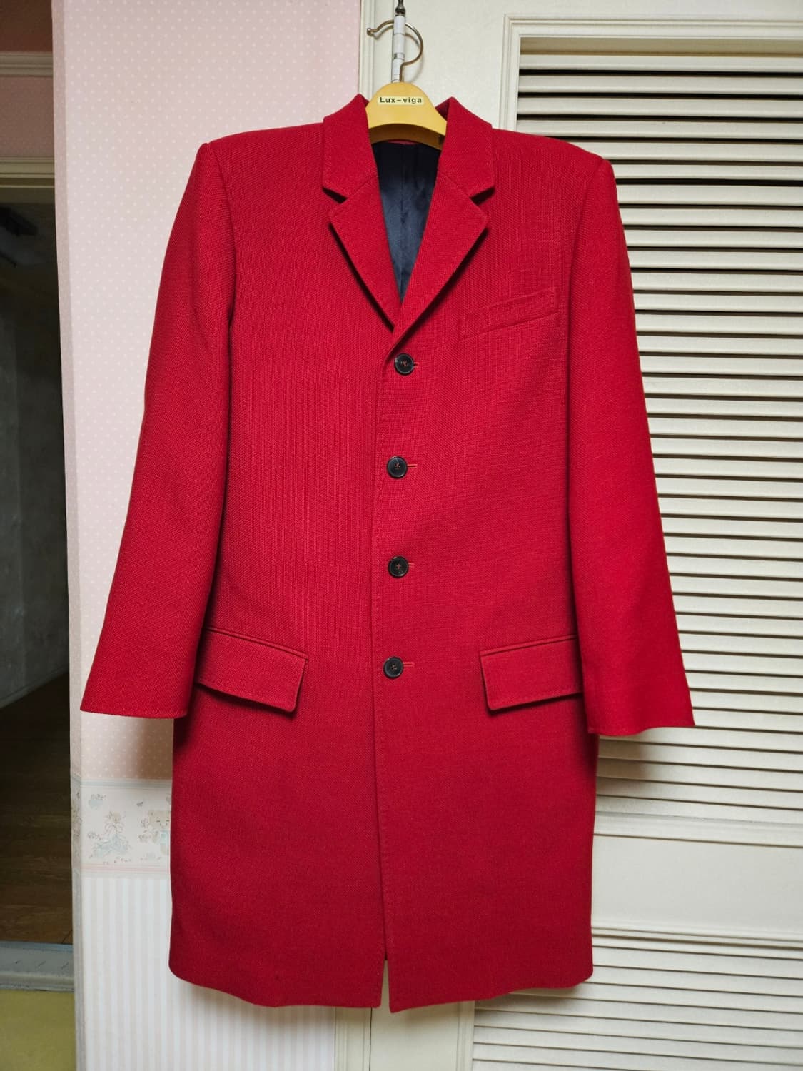 [명품] 발렌티노 싱글 울 코트 - 남성 코트 상품이미지1