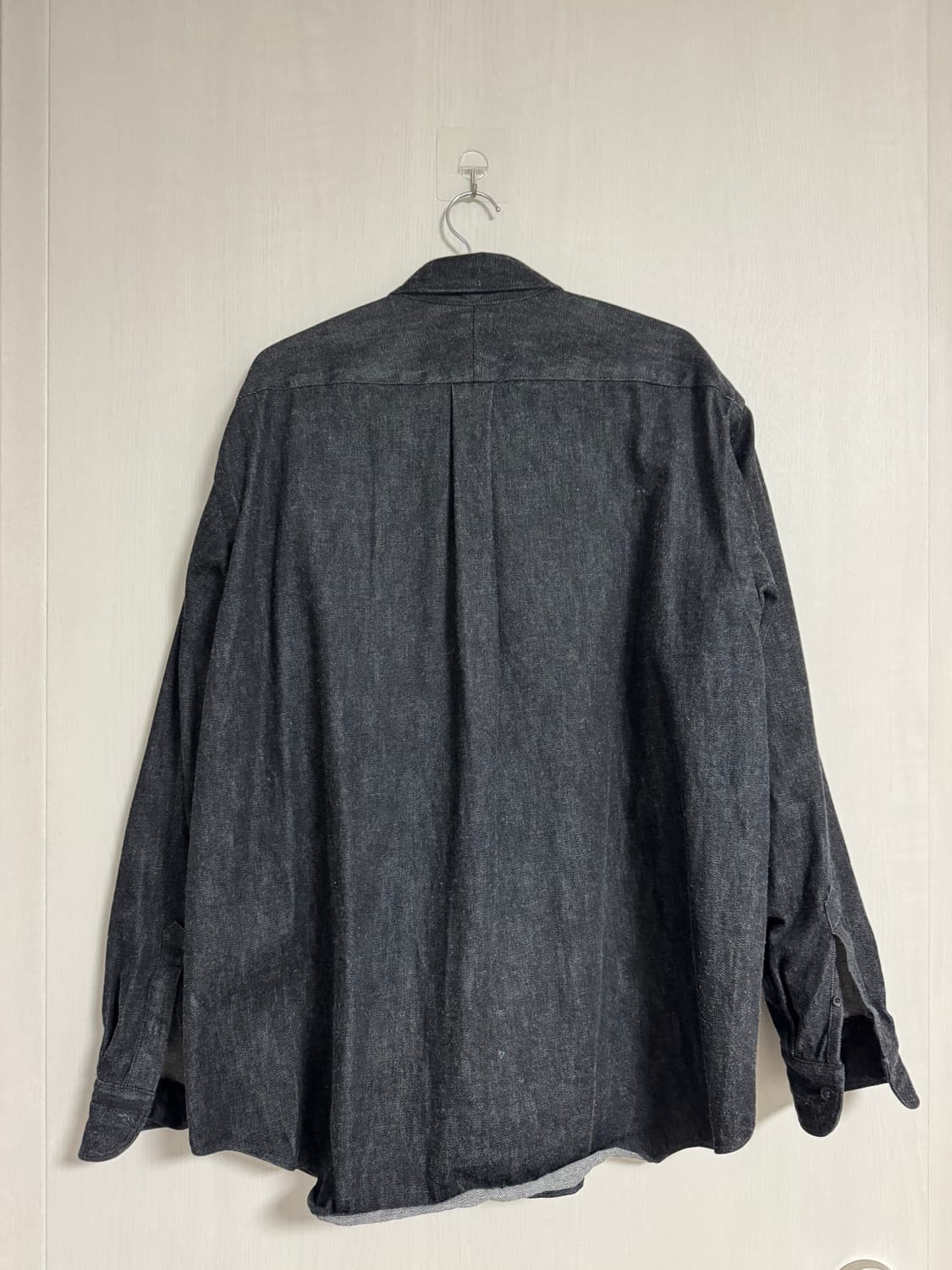 코모리 블랙에크루 데님셔츠  상품이미지2