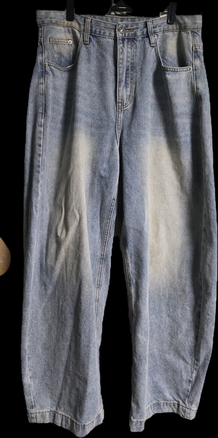 OY 오와이 LASER WIDE VOLUME PANTS - BLUE
 M 상품이미지2