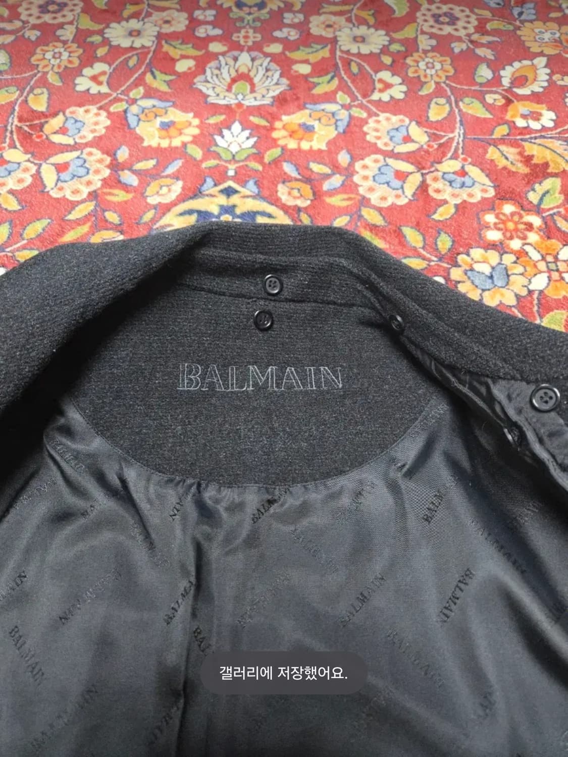 90s 발망 오버핏 하프 코트[105] 상품이미지5