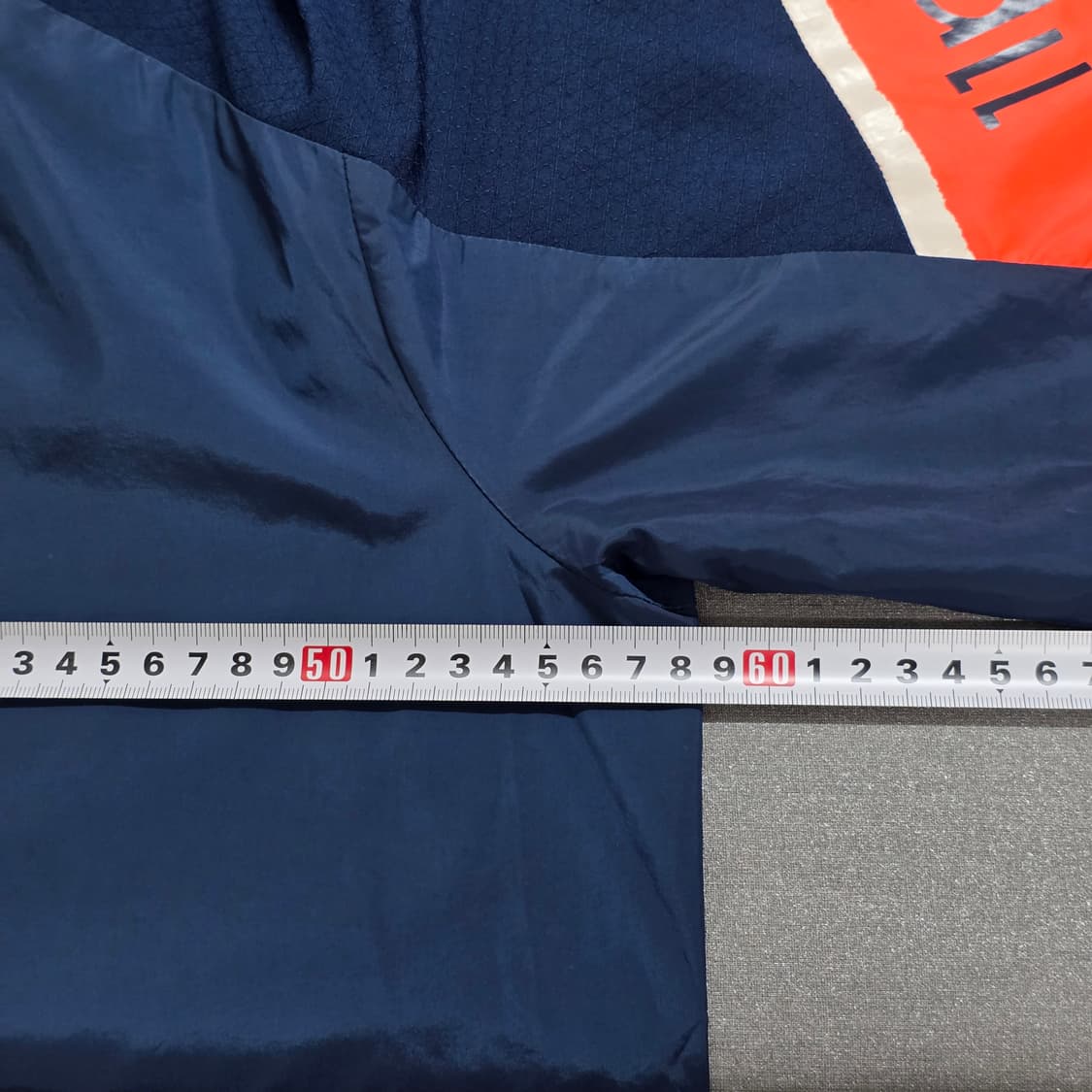 L 100) 아디다스 네이비 올드스쿨 바람막이 웜업 상품이미지7