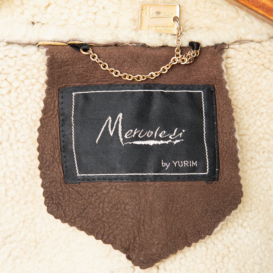 [98] 90s YURIM 빈티지 양가죽 양털 무스탕 일경물산  상품이미지10