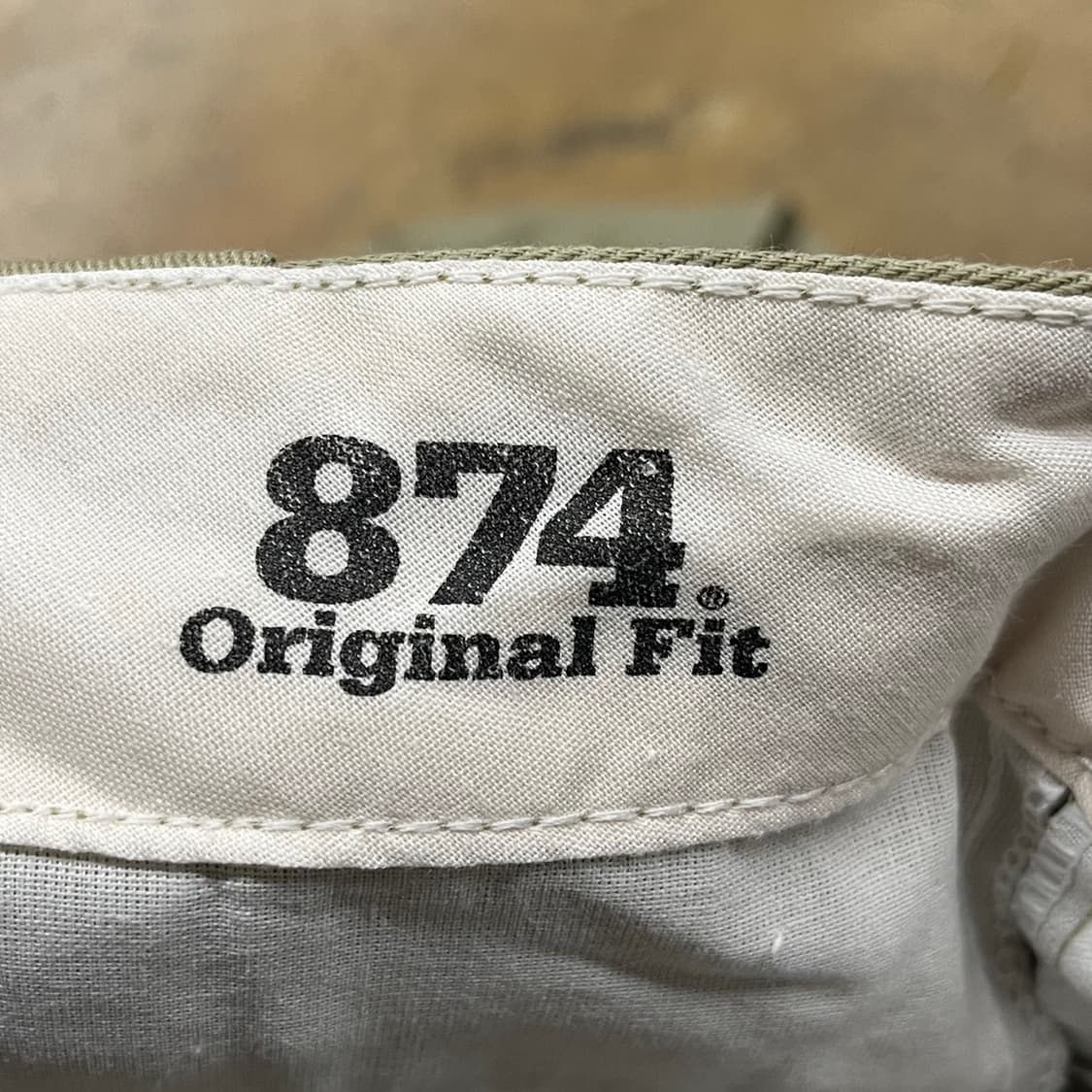 [정품] 디키즈 874 워크 팬츠 카키 b14 상품이미지5