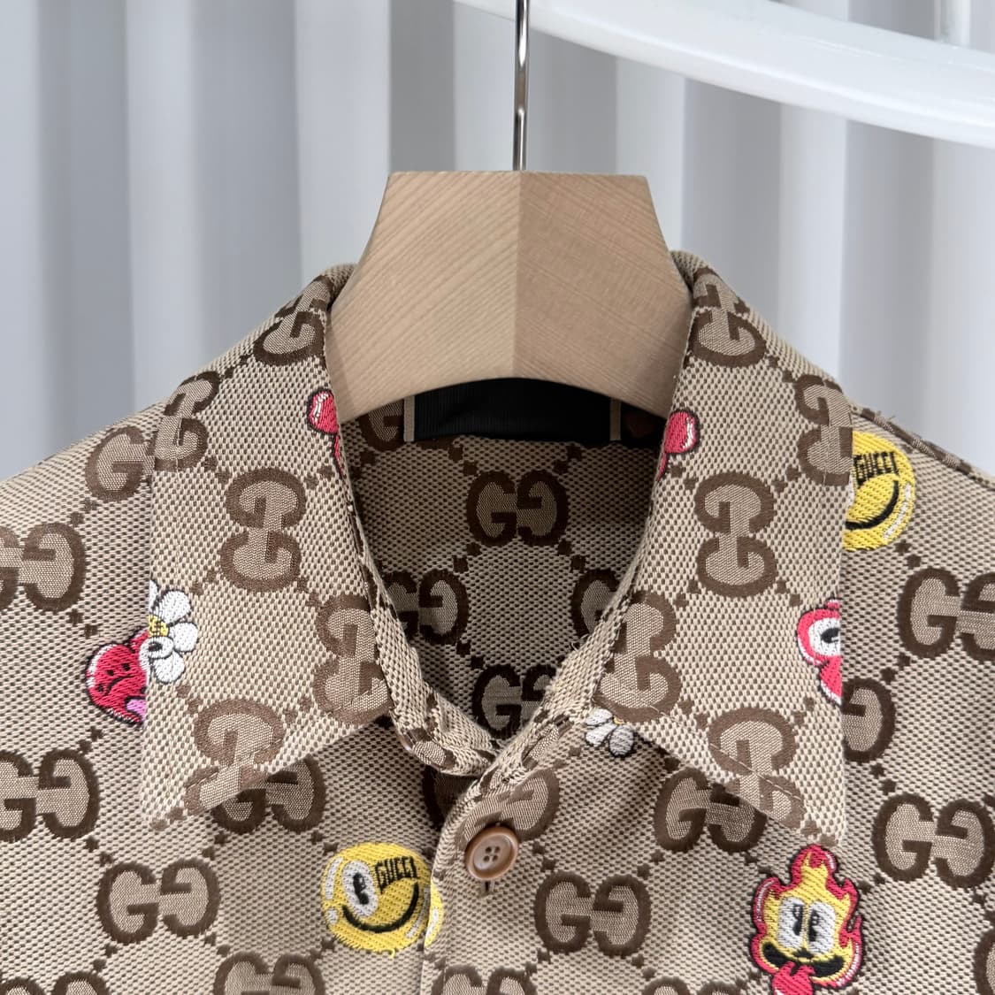 (A+/50) / 구찌 GG 캔버스 자켓 베이지 에보니 상품이미지4