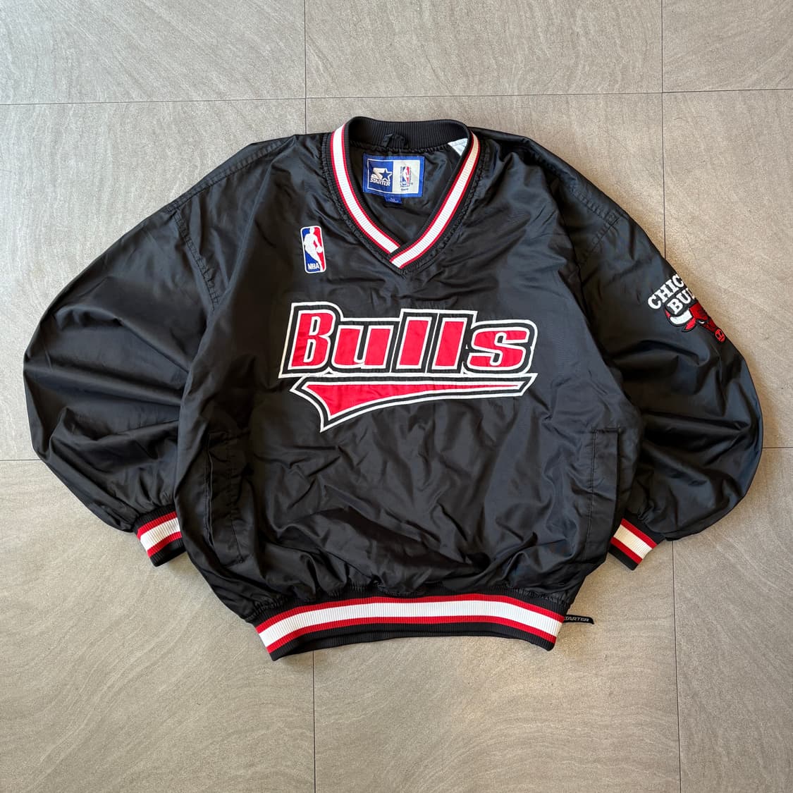 90년대 생산 90s 시카고 불스 스타터 웜업 자켓 상품이미지1