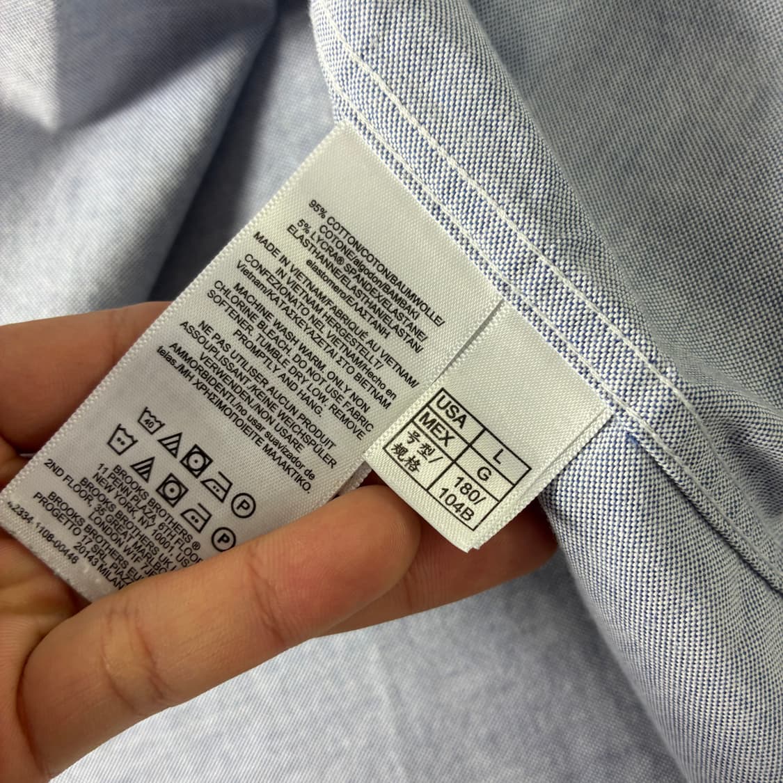 Brooks brothers  브룩스 브라더스 코튼 옥스퍼드 셔츠 상품이미지5