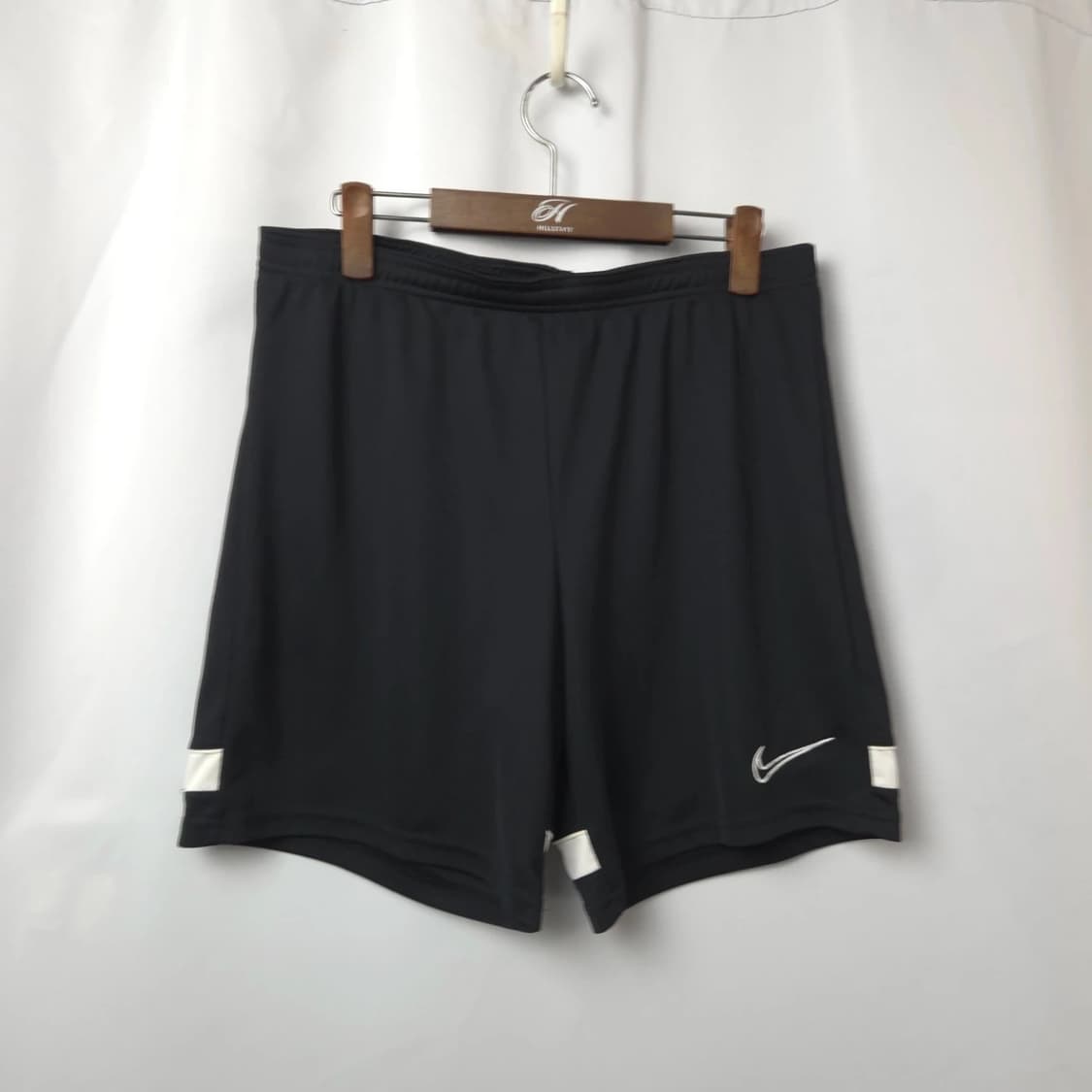 남 허리~36 나이키 블랙 스우시 밴딩 트레이닝 쇼츠 반바지 상품이미지1