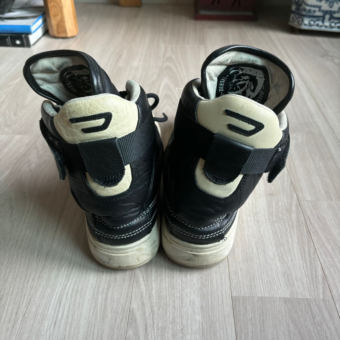 Diesel 디젤 아카이브 래더 하이탑 검정 상품이미지5