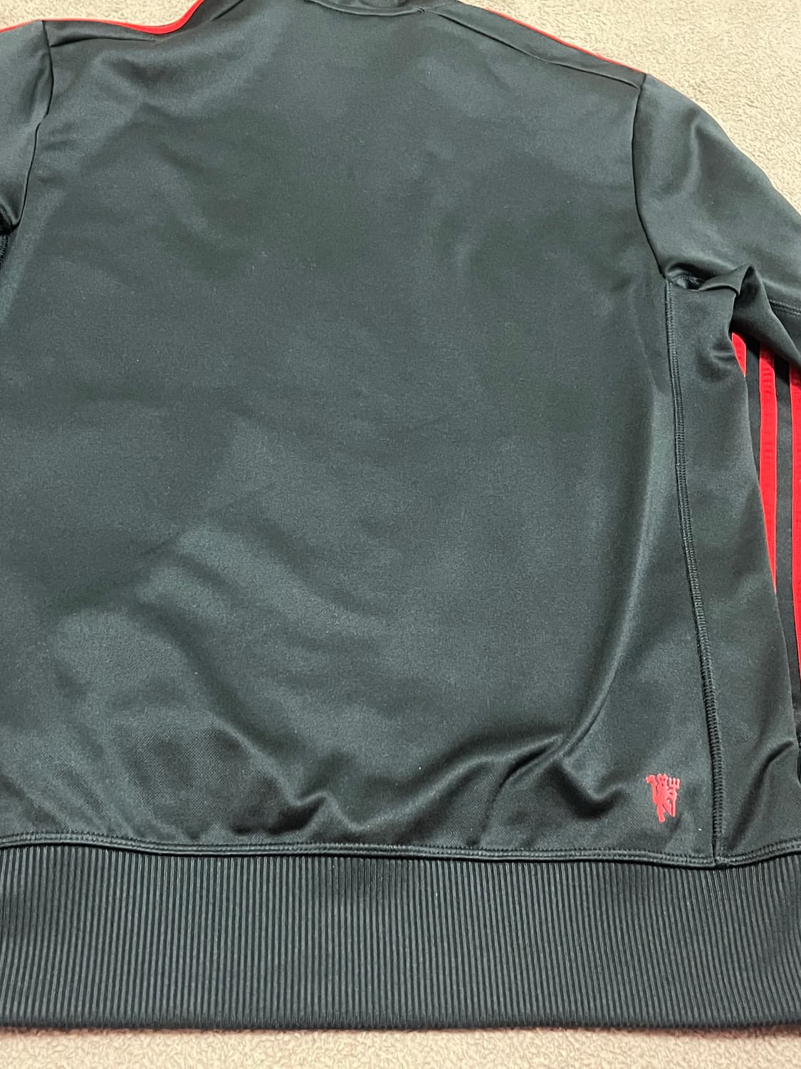 아디다스 맨유 져지 트랙탑 블랙 검정 맨체스터유나이티드 상품이미지5