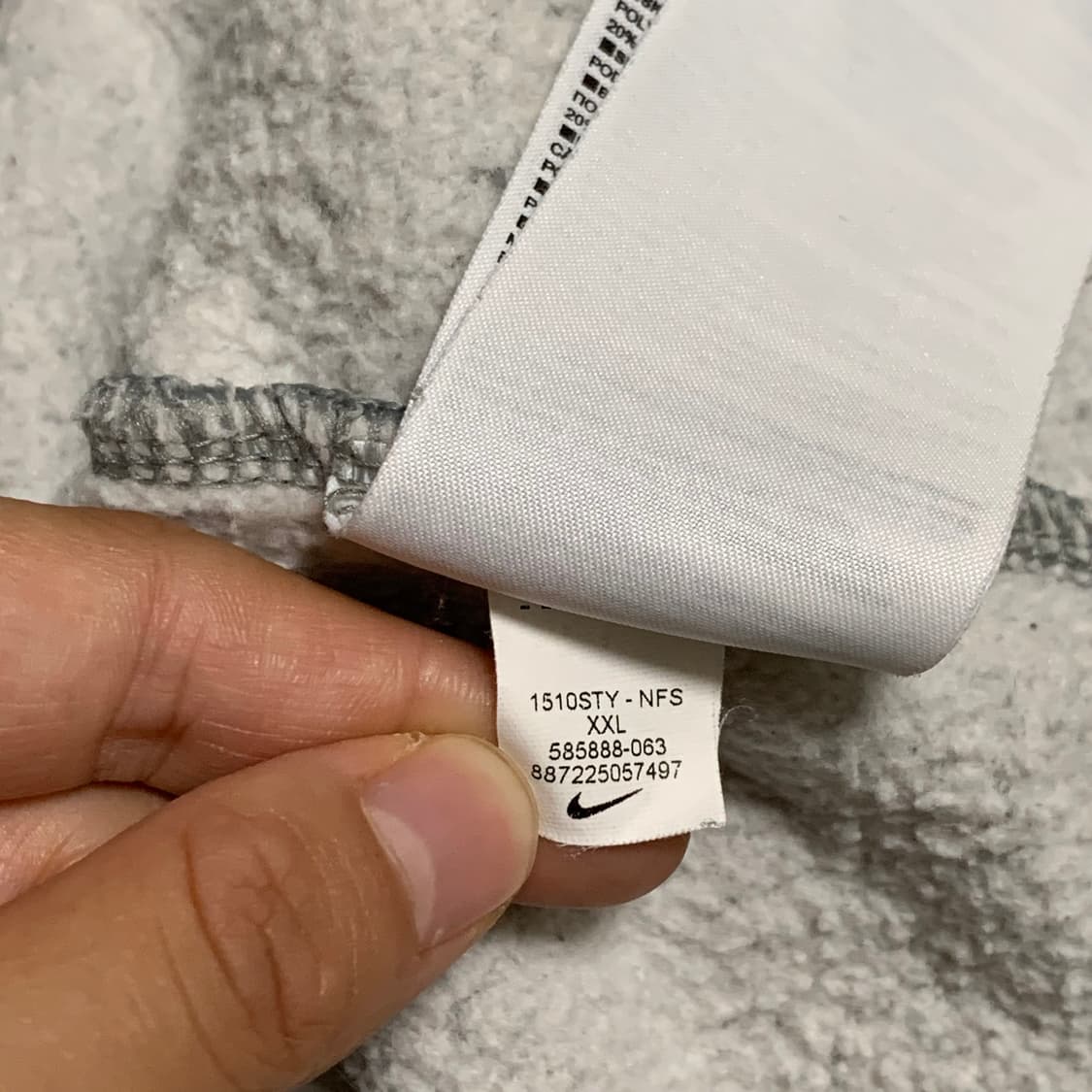 나이키 빈티지 희귀 스우시 후드집업 XXL 상품이미지7