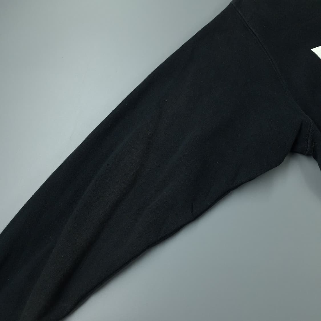 VANS 반스 JP 블랙 화이트 빅 로고프린팅 베이직 기모 맨투맨 티셔츠 상품이미지8