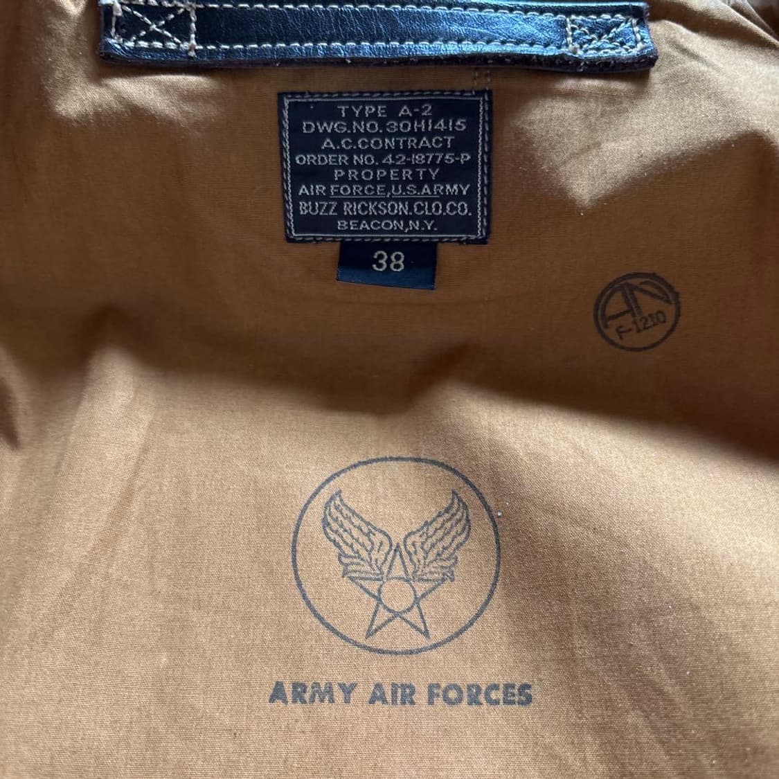 버즈릭슨 a-2 가죽자켓 상품이미지9