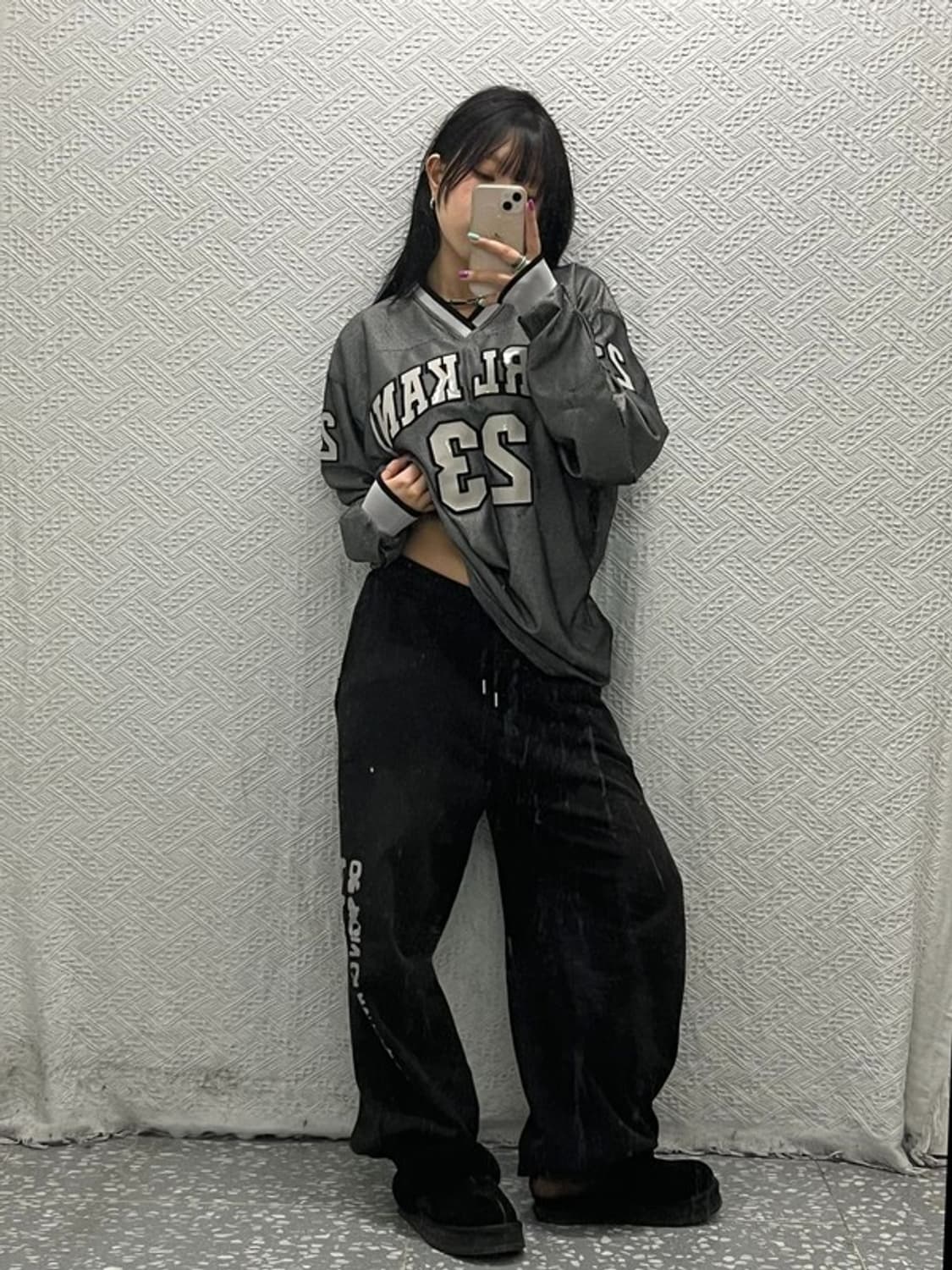 칼 카니 올드스쿨 00's 블록코어 매쉬 져지 롱슬리브 M C06782 상품이미지2