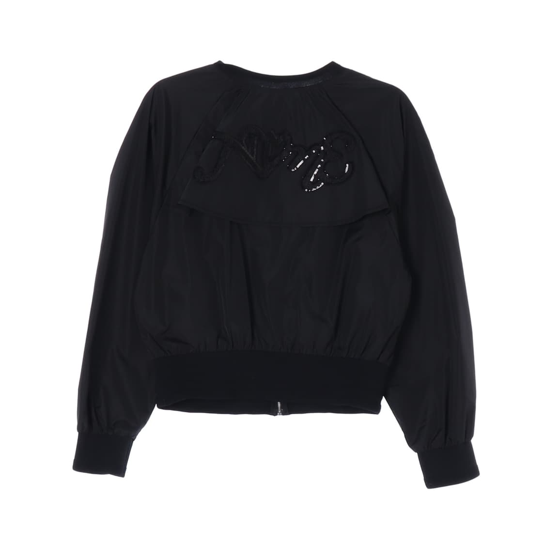 [S]타임 블랙 브이넥 블루종 집업 재킷 점퍼
 상품이미지5