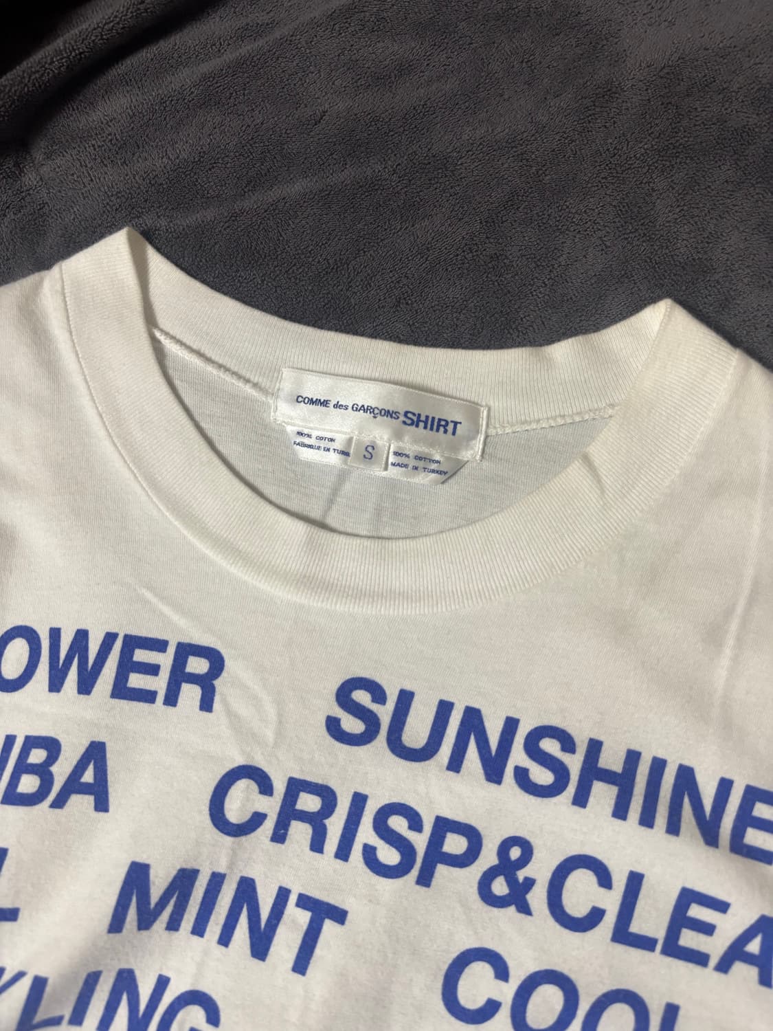 Comme des Garcons Shirt 꼼데가르송 셔츠 사와야카 반팔 상품이미지5