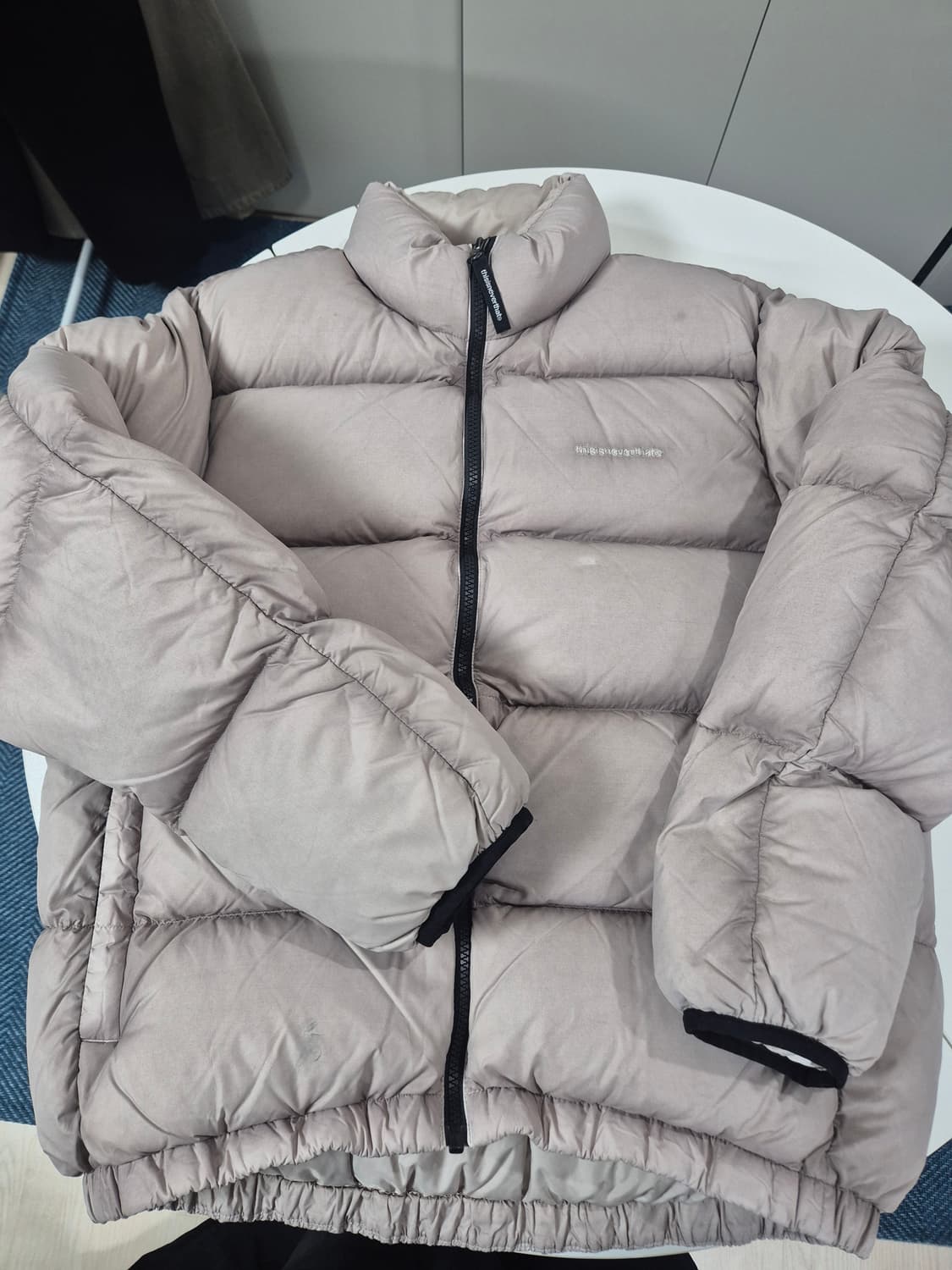 디스이즈네버댓 퍼텍스 오버다이드 다운 자켓 패딩 스톤 S 상품이미지1