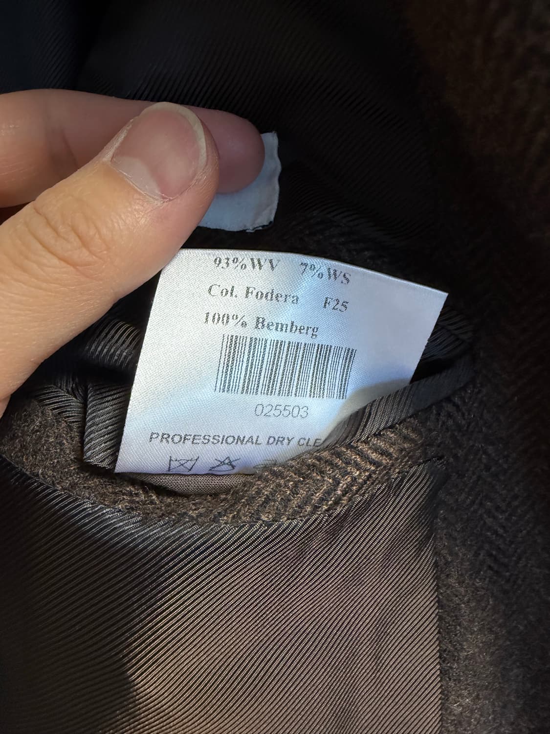 오라치오 루치아노 브라운 헤링본 자켓48 상품이미지6