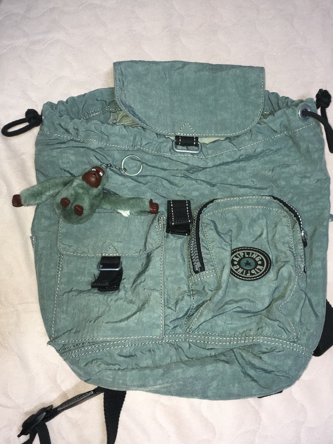 키플링 y2k 백팩 민트 키링 상품이미지2