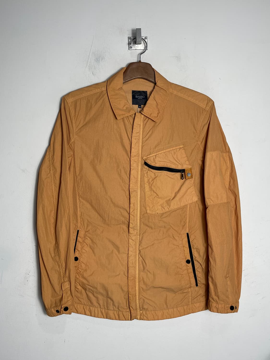 BASSO 셔츠형 점퍼 오렌지 상품이미지1