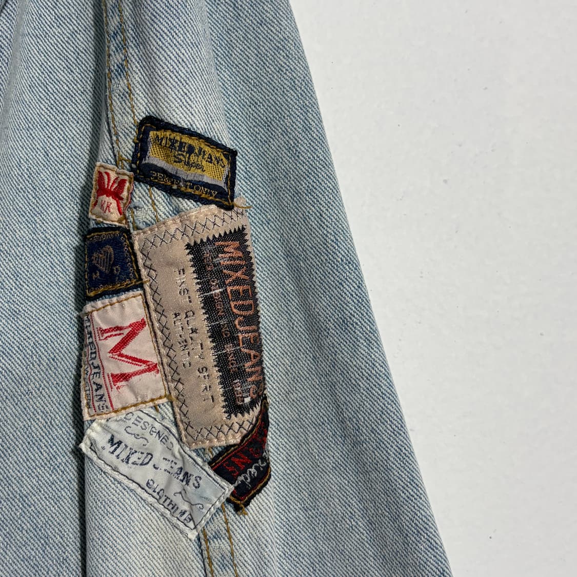 믹스드진스 빈티지 패치 데님 자켓 상품이미지4