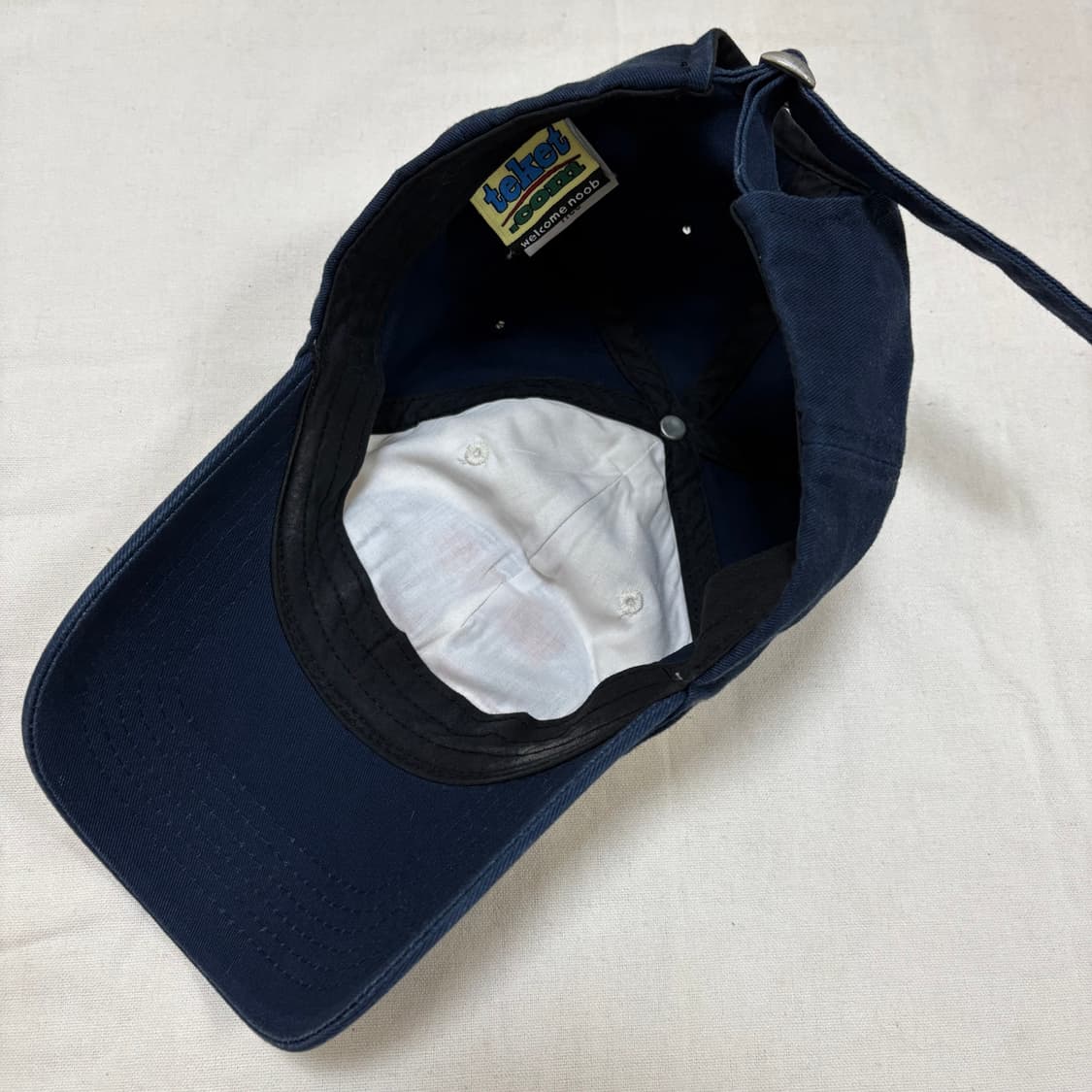 테켓 볼캡 모자 네이비 상품이미지2