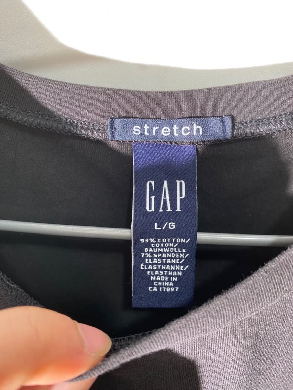 갭 스트렝치 긴팔 티셔츠 상품이미지3