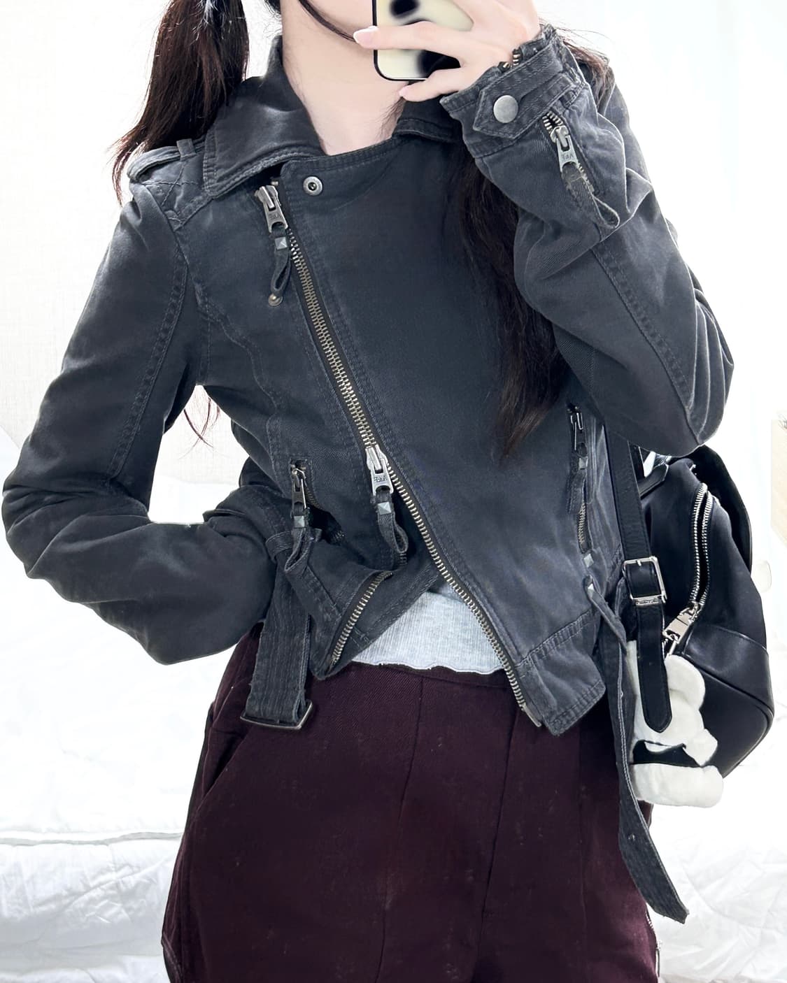 아베크롬비 순록 투웨이 라이더자켓 상품이미지4