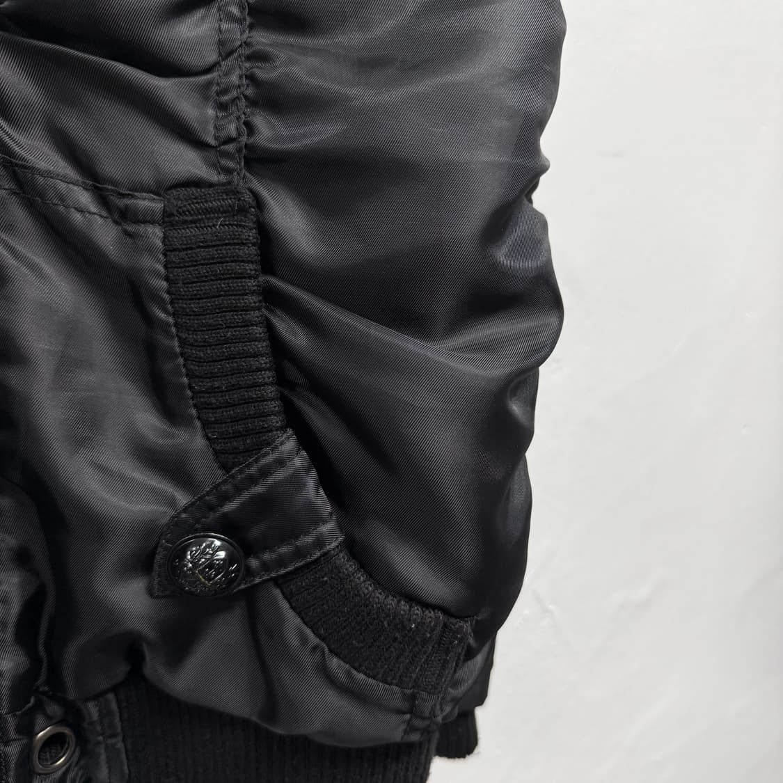 Y2K 셔링 디테일 하이넥 자켓 상품이미지3