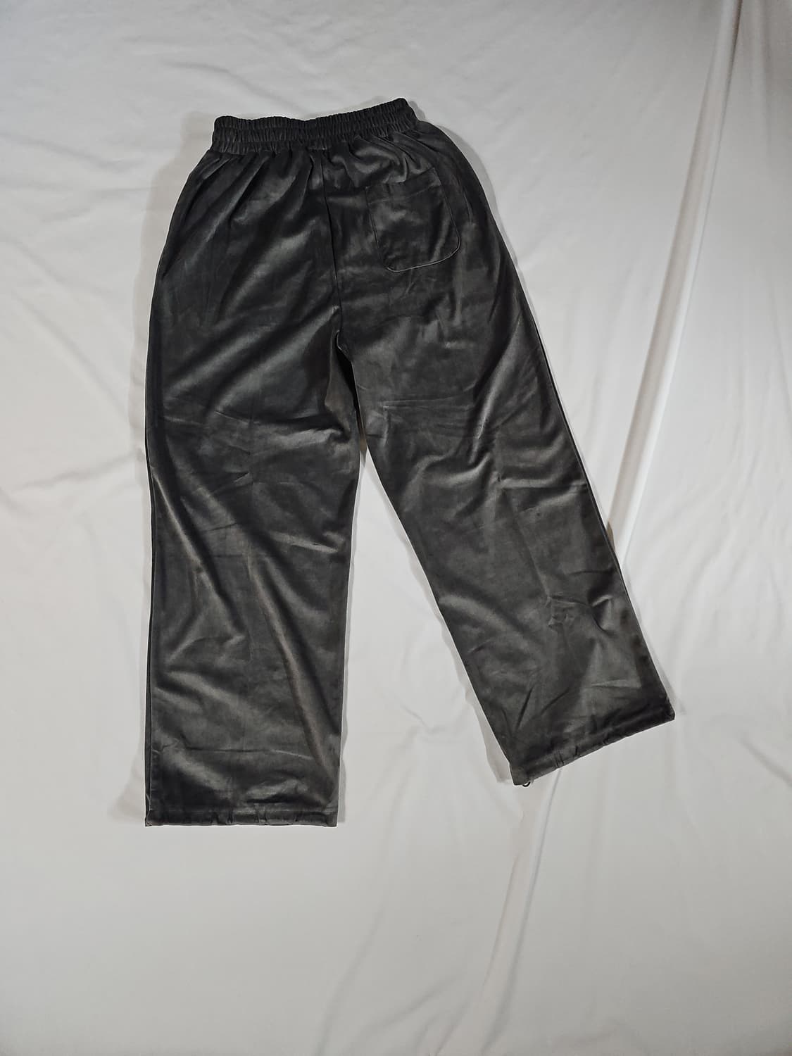 레더리 리버스 로고 벨루어 벨벳 트랙 트레이닝 셋업 세트 차콜 상품이미지8