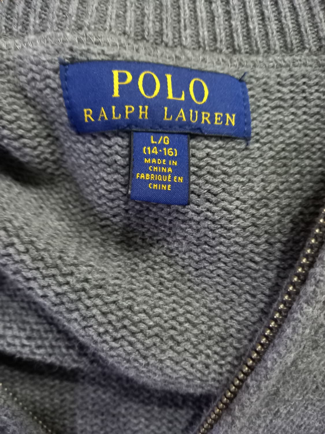 폴로 POLO 빅포니 여자 니트집업 90~95 상품이미지4