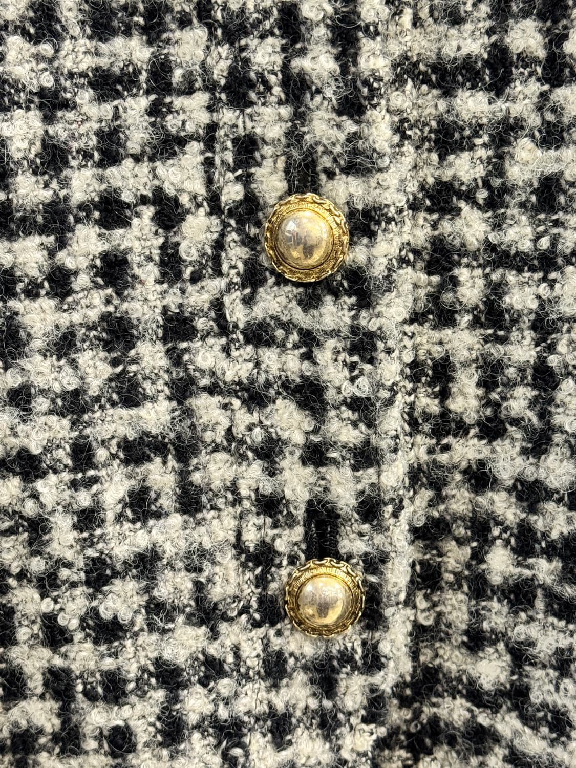 japan vintage 노카라 트위드 자켓 상품이미지4