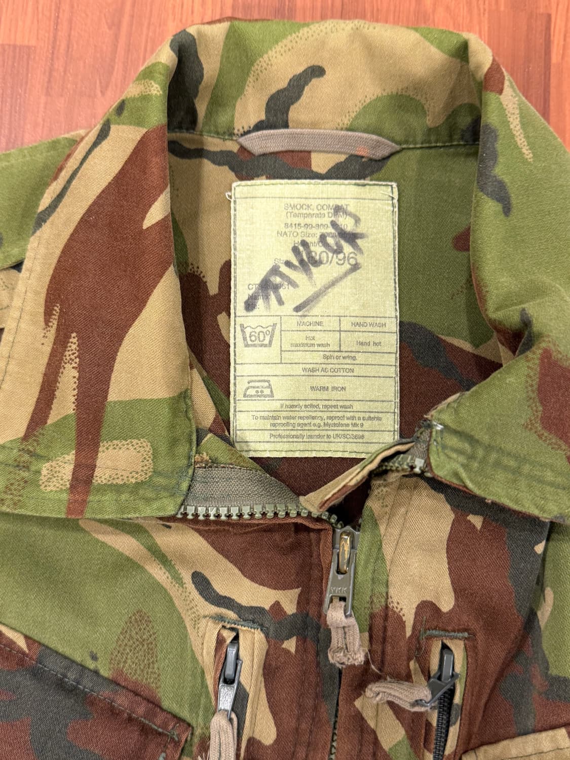 90s Military British Army 영국군 DPM 필드 자켁 상품이미지10