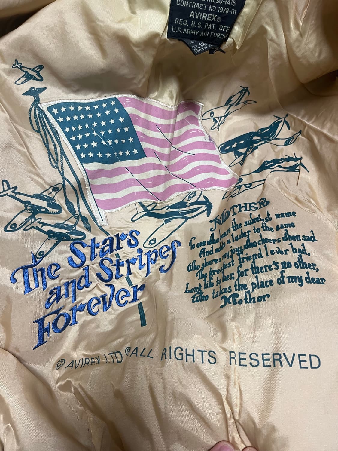 아비렉스 usa a-2자켓 상품이미지5