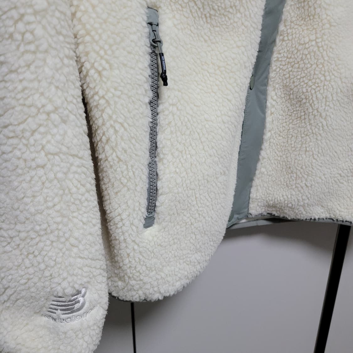 뉴발란스 플리스 스탠드넥 자켓 XL , 105 상품이미지3