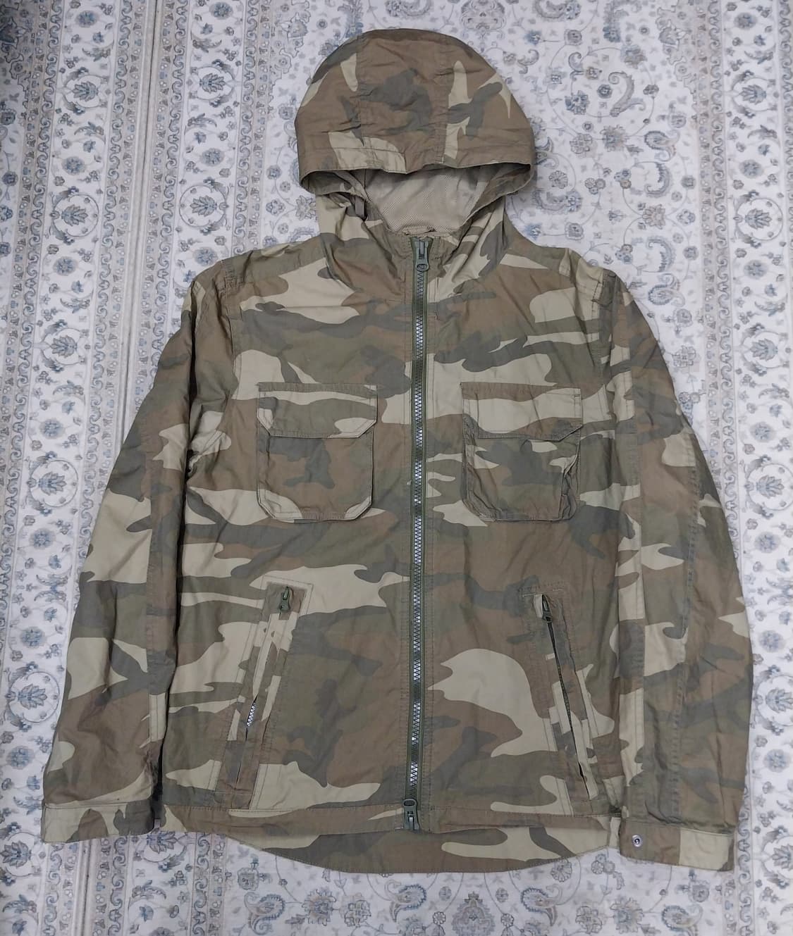 GEORGE 영국 카모플라쥬 후드 바람막이 M 상품이미지1
