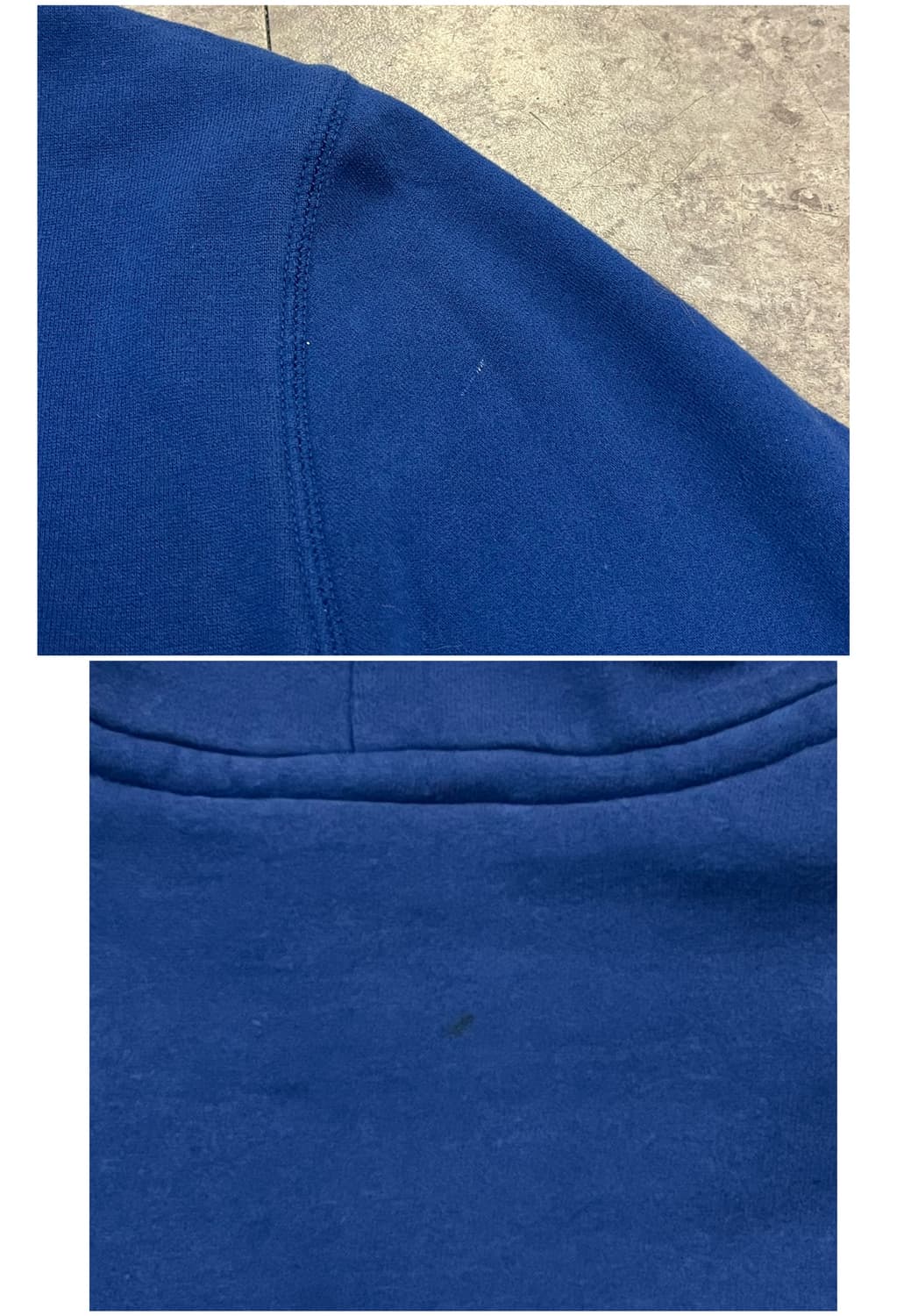 후아유 양털 후드집업 블루 XL #csz2683 상품이미지10